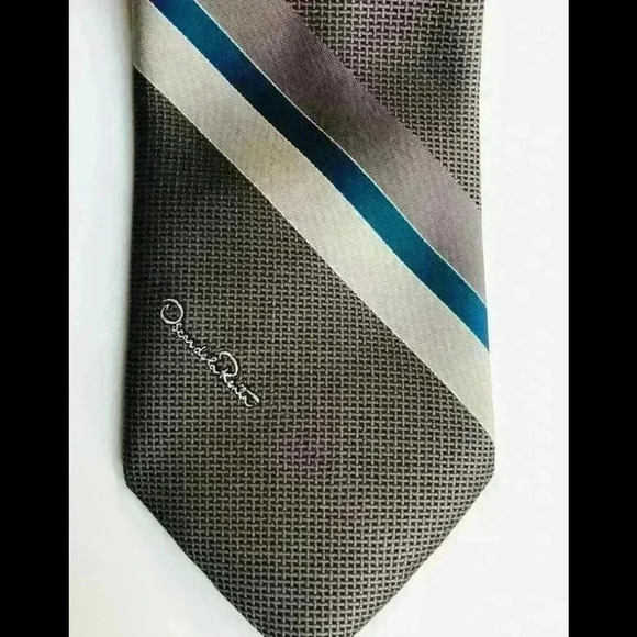 Oscar de la Renta Men’s Tie. - Picture 1 of 5